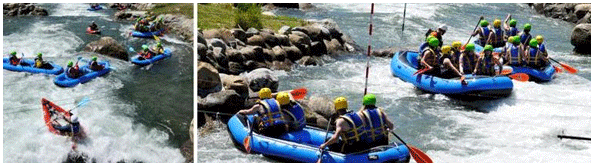 rafting pau badminton