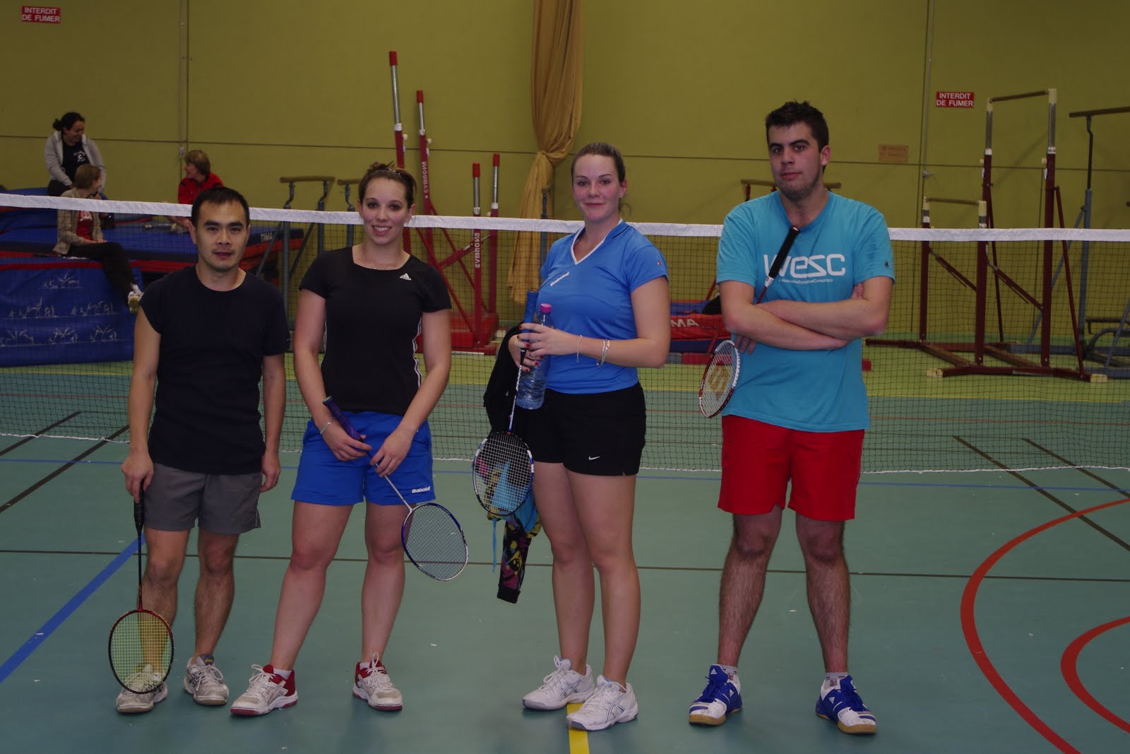 tableau rencontre badminton
