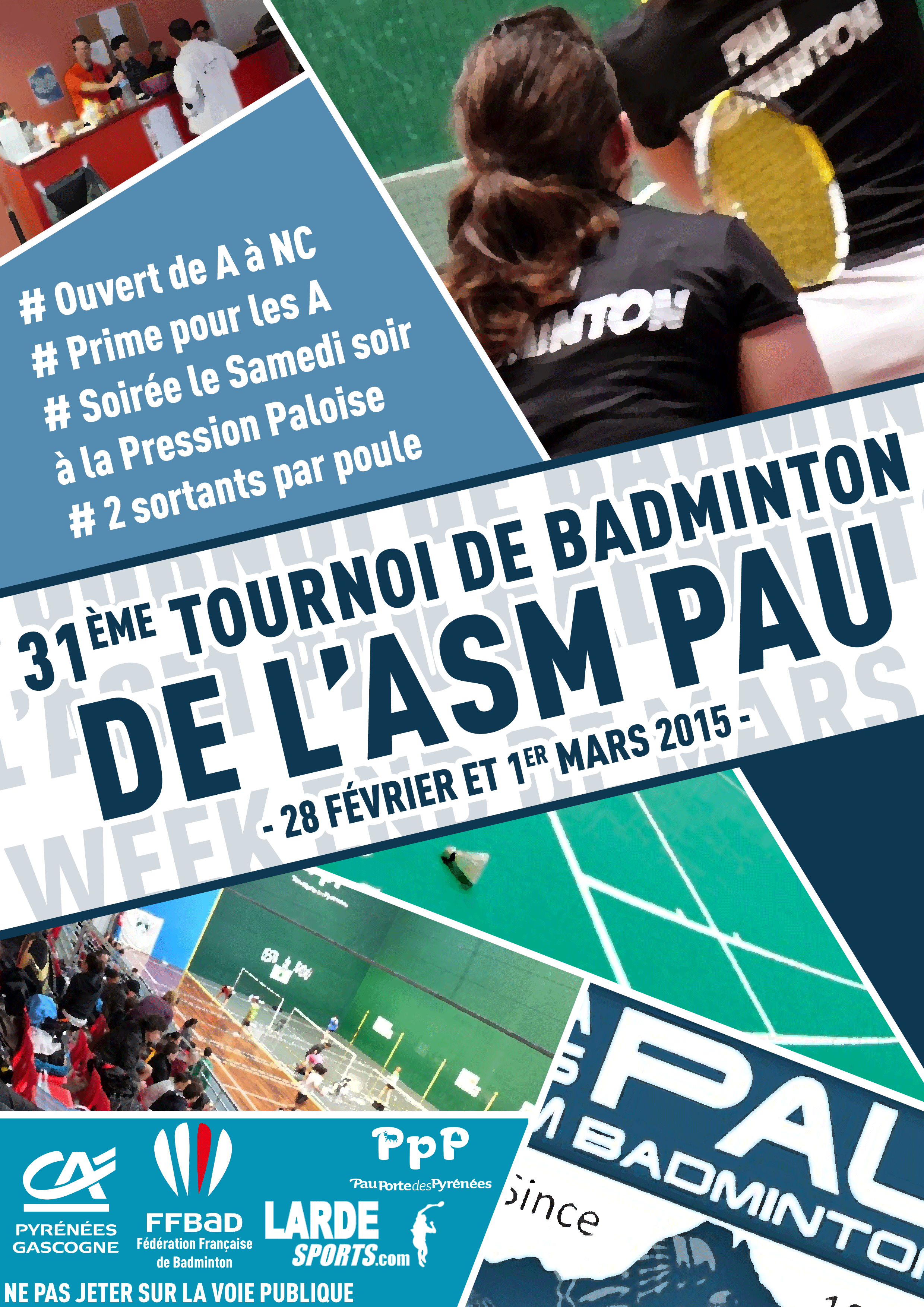 You are currently viewing [AGENDA] 28 février et 1er mars 2015 : 31e Tournoi International de Pau